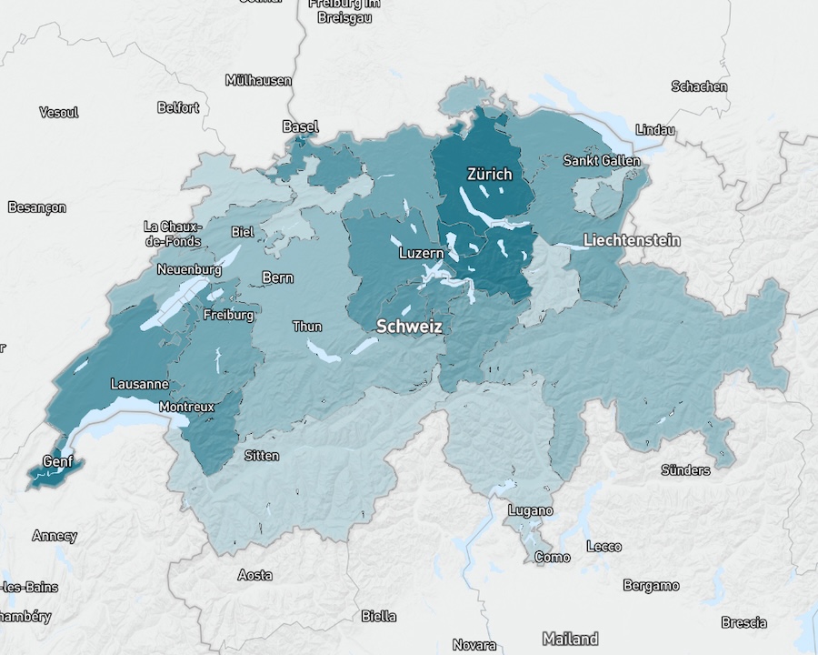 Immobilienpreise-Atlas der Schweiz
